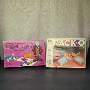 1984 Vintage Hoyle Perplexity Card Game, Vintage RACK-O Card Game  Milton Bradle
